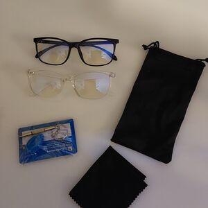 2 Pair Blue Light Blocking Glasses For Men And Women (37)